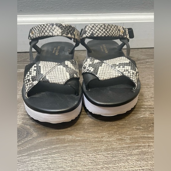 kate spade Shoes - Kate Spade New York Women's Dotty Wedge Sandals Black White‎ Size 6.5